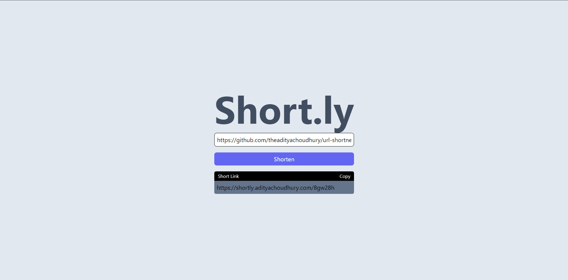 URL Shortener
